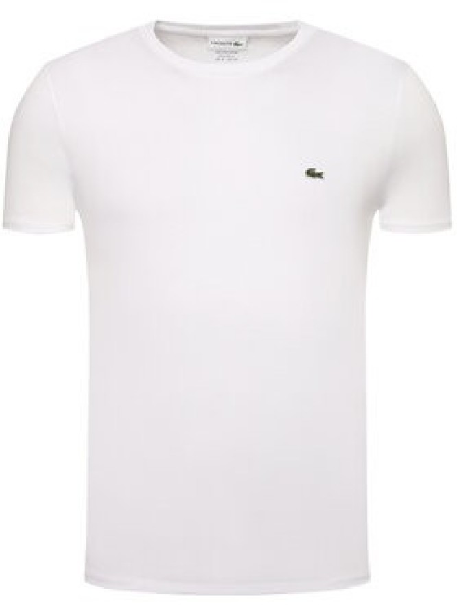 Lacoste T-Shirt TH6709 Biały Regular Fit