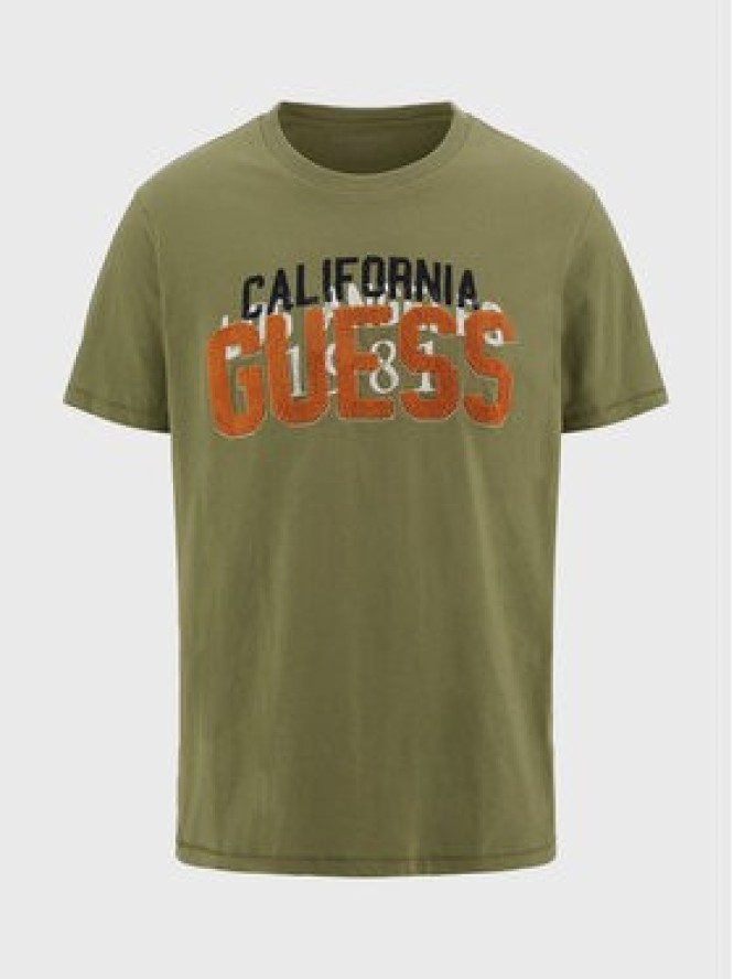 Guess T-Shirt M2BI38 K8FQ4 Zielony Regular Fit