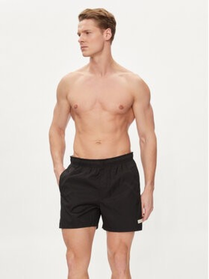 Calvin Klein Swimwear Szorty kąpielowe KM0KM00939 Czarny Regular Fit