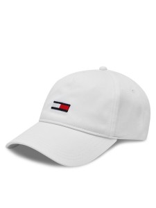 Tommy Jeans Czapka z daszkiem Tjm Elongated Flag Cap AM0AM11692 Biały