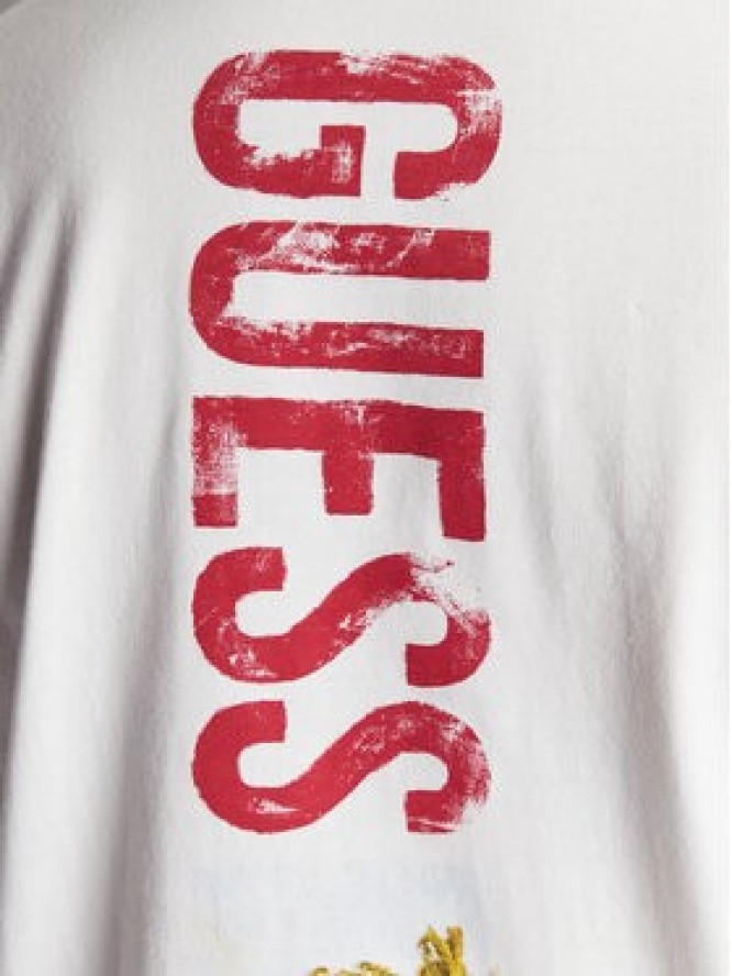 Guess T-Shirt Mirage Palm M3GI16 I3Z14 Biały Regular Fit