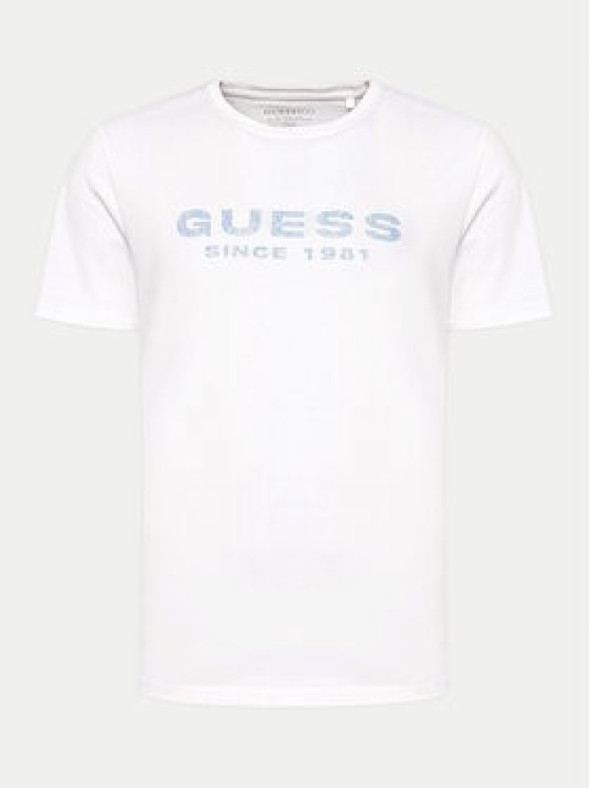 Guess T-Shirt M4GI61 J1314 Biały Slim Fit