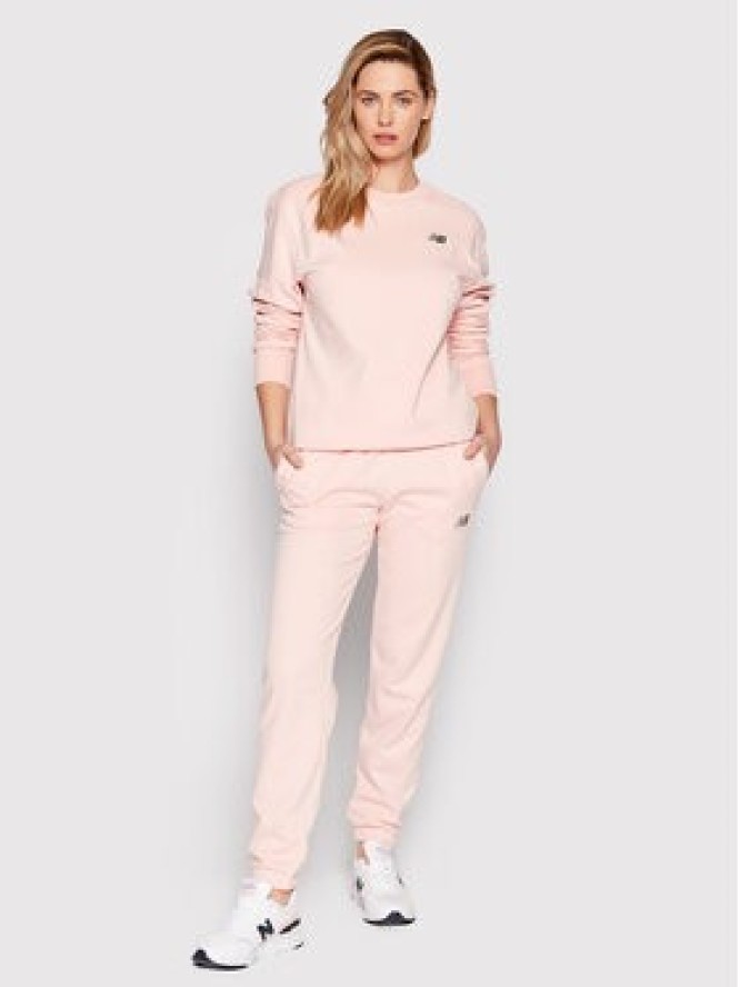 New Balance Bluza Unisex UT21501 Różowy Relaxed Fit