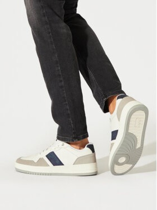 G-Star Raw Sneakersy Brend Lea Dnm M 2412 070501 Biały