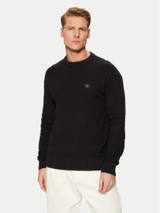 Calvin Klein Jeans Sweter J30J326746 Czarny Relaxed Fit