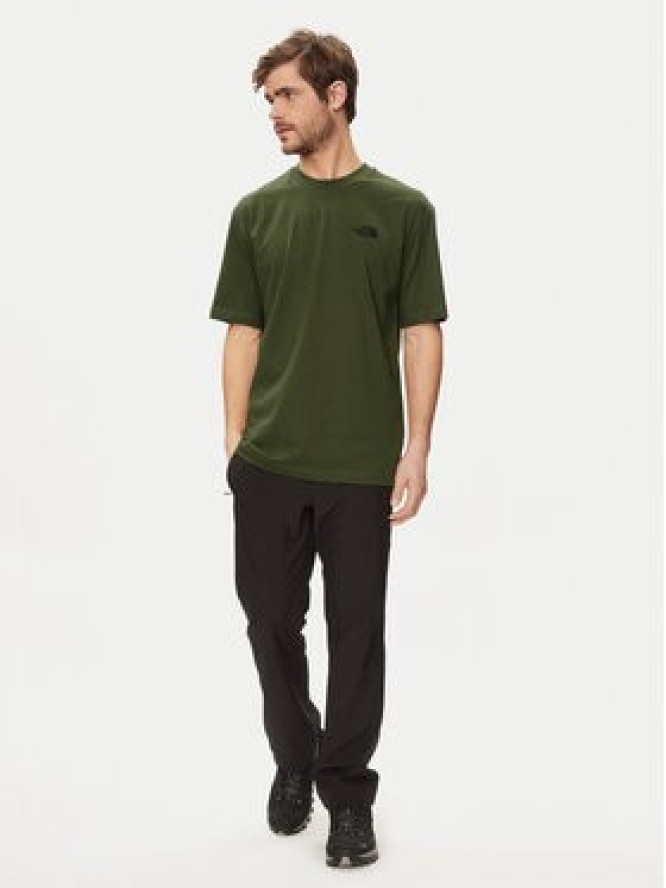 The North Face T-Shirt Simple Dome NF0A87NR Zielony Oversize