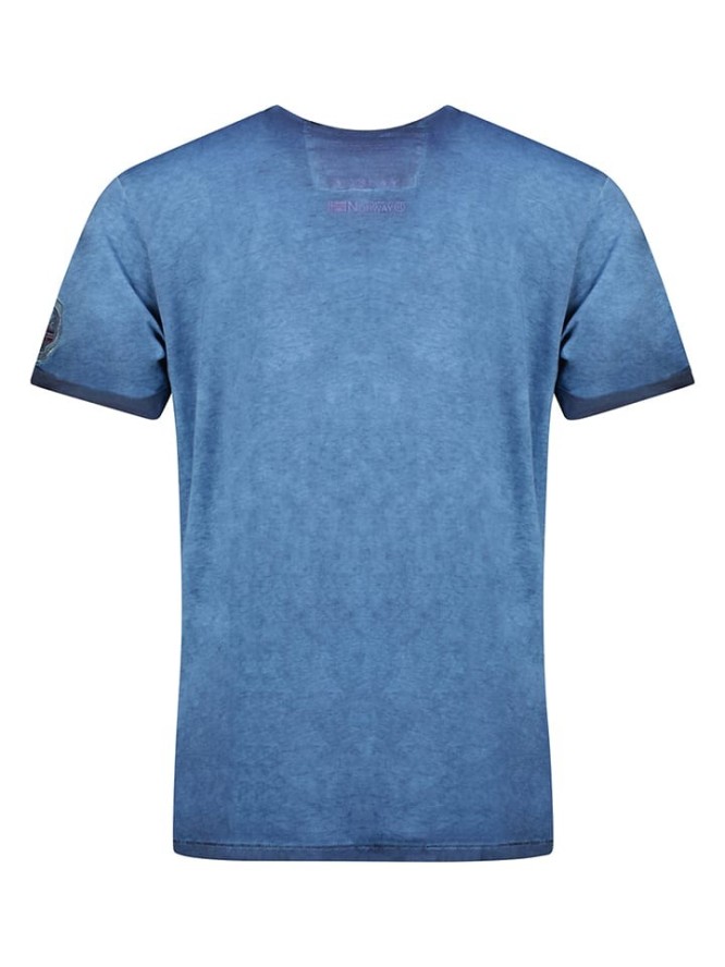 Geographical Norway Koszulka "Jimpeach" w kolorze niebieskim rozmiar: L