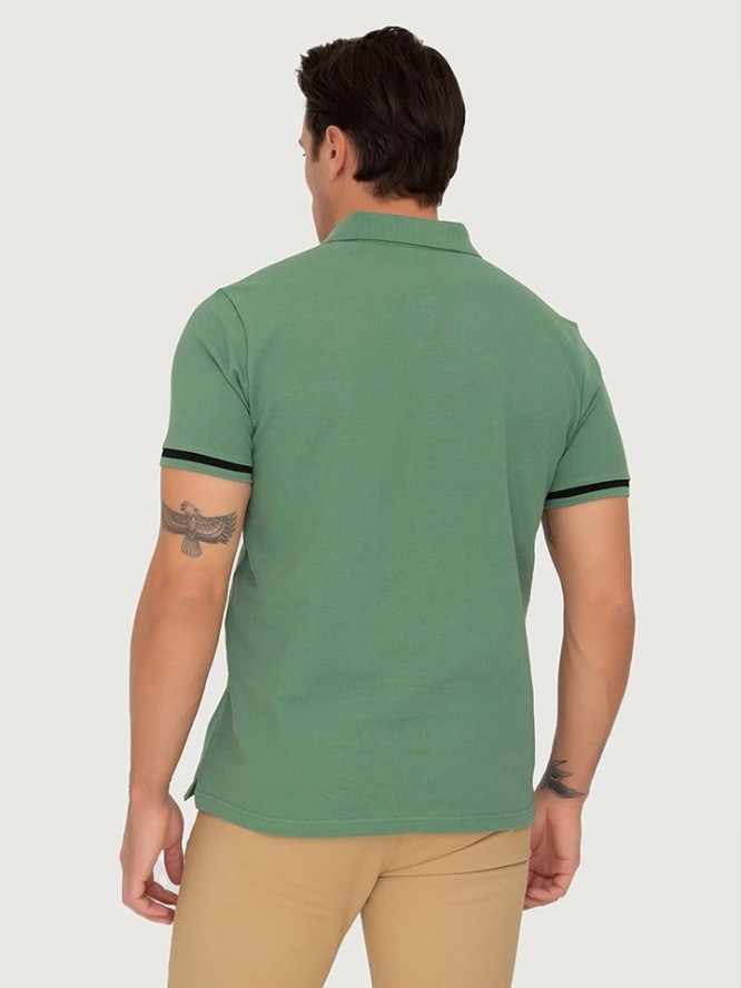 SIR RAYMOND TAILOR Koszulki polo (2 szt.) w kolorze zielonym i granatowym rozmiar: S