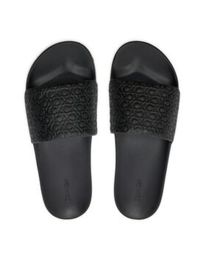 Calvin Klein Klapki Pool Slide Mono HM0HM01517 Czarny