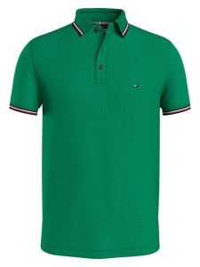 Tommy Hilfiger Koszulka polo w kolorze zielonym rozmiar: M