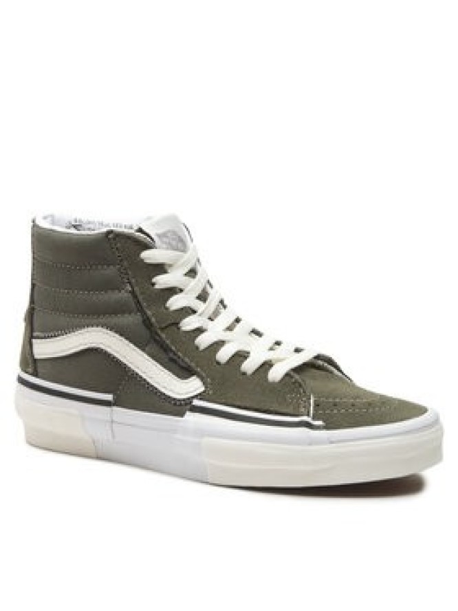 Vans Sneakersy Sk8-Hi Reconst VN0005UKOLO1 Zielony