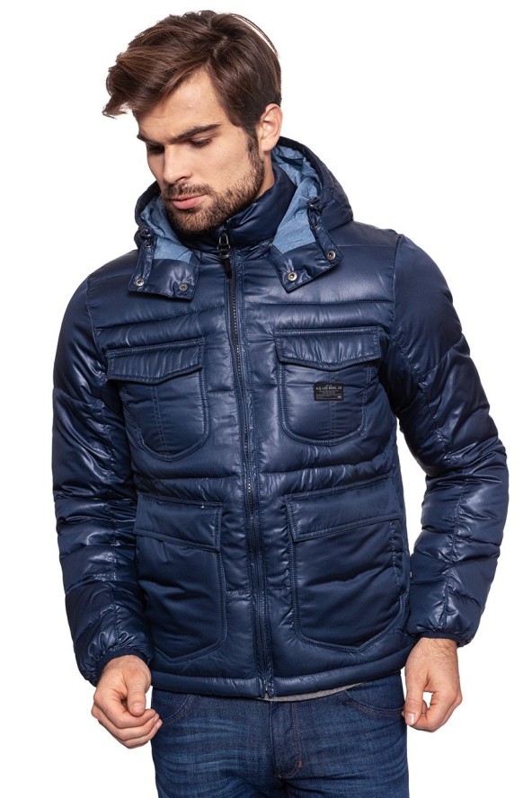 KURTKA ZIMOWA LEE LOCO PUFFER NAVY L87NWS35