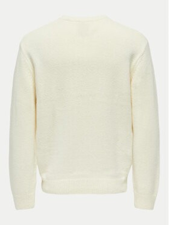 Only & Sons Sweter Anthony 22029798 Écru Regular Fit