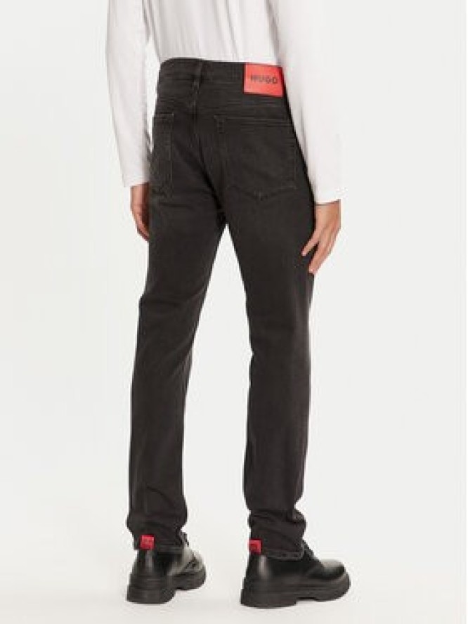 Hugo Jeansy 50522162 Czarny Slim Fit