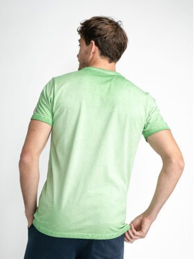 Petrol Industries T-Shirt M-1030-TSR656 Zielony Regular Fit