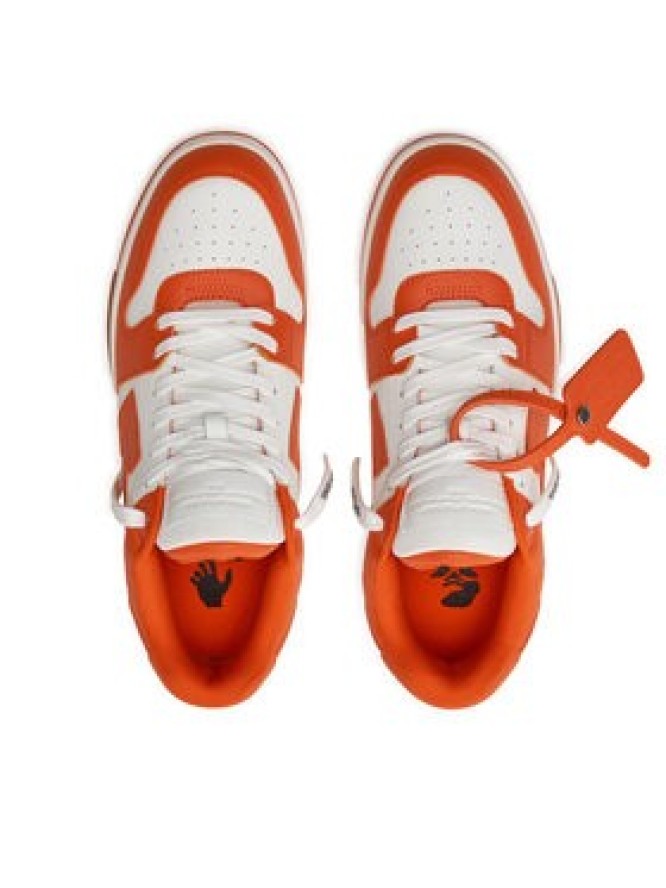 Off-White Sneakersy OMIA189S22LEA0010120 Pomarańczowy
