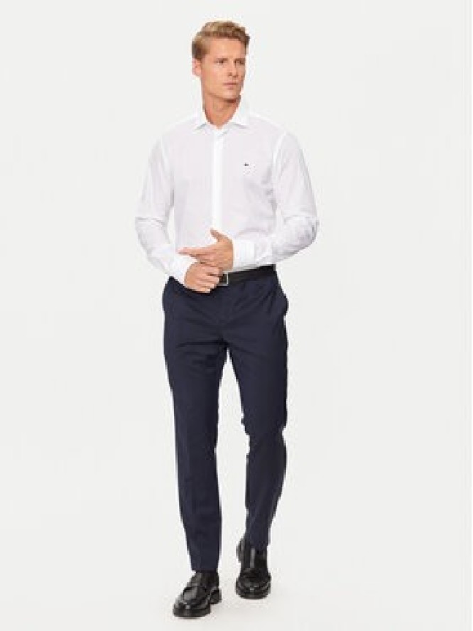 Tommy Hilfiger Koszula MW0MW38347 Biały Slim Fit