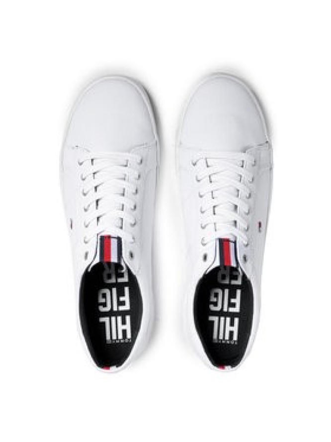 Tommy Hilfiger Sneakersy Iconic Long Lace Sneaker FM0FM01536 Biały