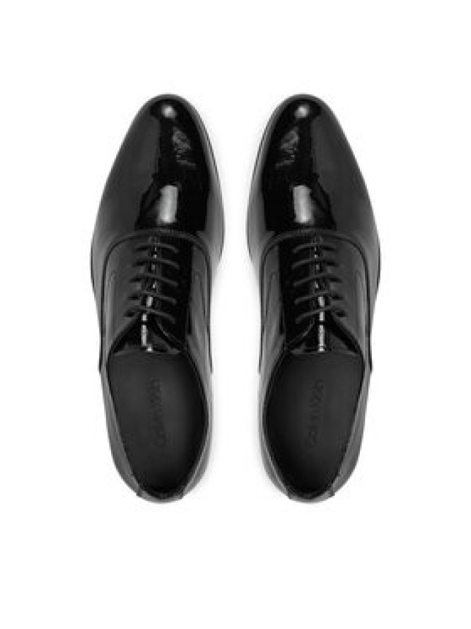 Calvin Klein Półbuty Oxford Pat HM0HM01600 Czarny