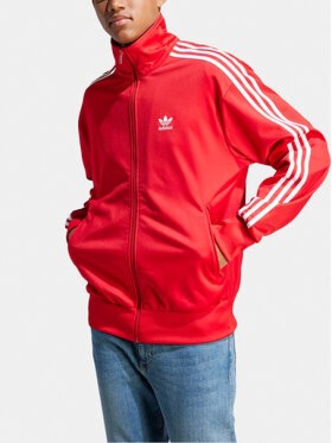 adidas Bluza adicolor Classics IJ7060 Czerwony Loose Fit