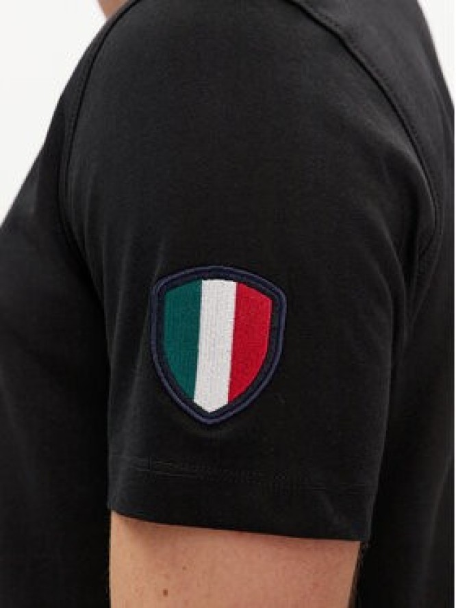 Aeronautica Militare T-Shirt 241TS2231J592 Czarny Regular Fit
