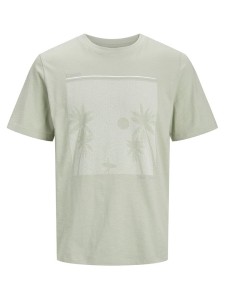 Jack & Jones Koszulka "Palm" w kolorze khaki rozmiar: L