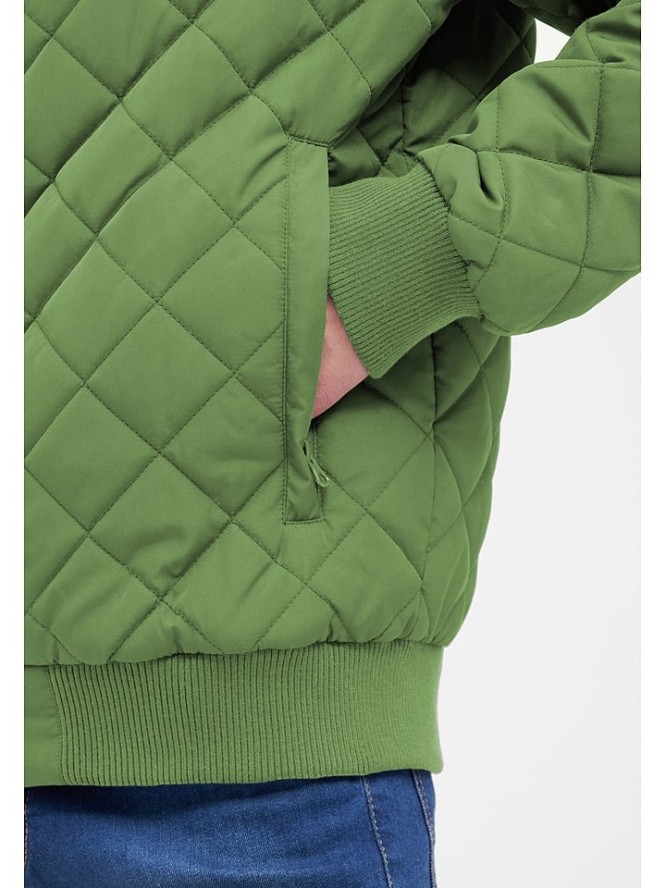 Derbe Kurtka pikowana w kolorze zielonym rozmiar: L