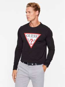 Guess Longsleeve M2YI31 I3Z14 Czarny Regular Fit