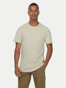 Only & Sons T-Shirt Matt 22002973 Beżowy Regular Fit