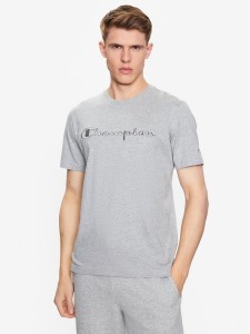 Champion T-Shirt 218490 Szary Regular Fit