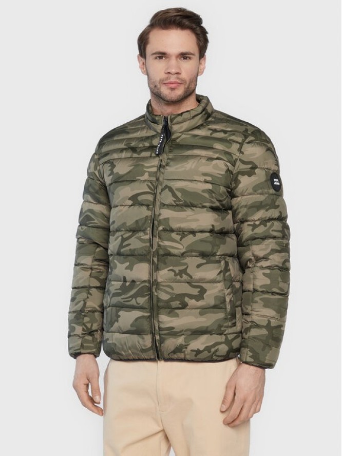 Pepe Jeans Kurtka puchowa Jack Camo PM402588 Zielony Regular Fit