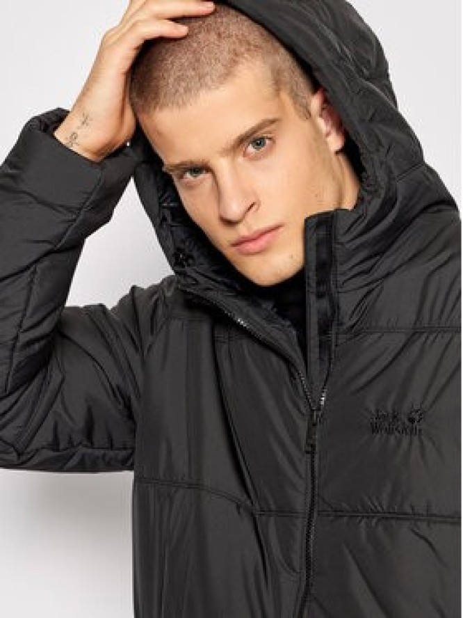 Jack Wolfskin Kurtka puchowa North York 1206381 Czarny Regular Fit