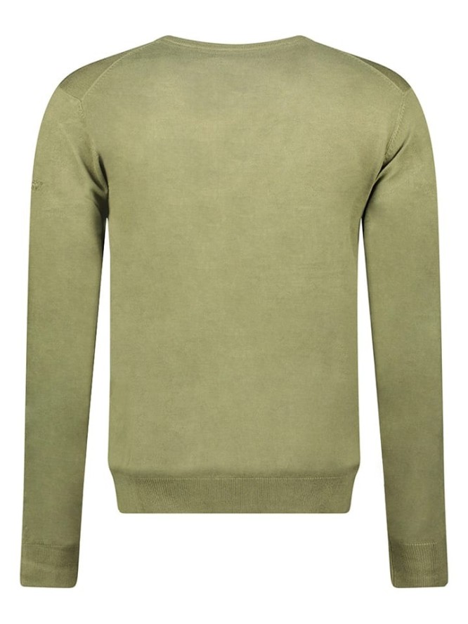 Geographical Norway Sweter w kolorze khaki rozmiar: XXL