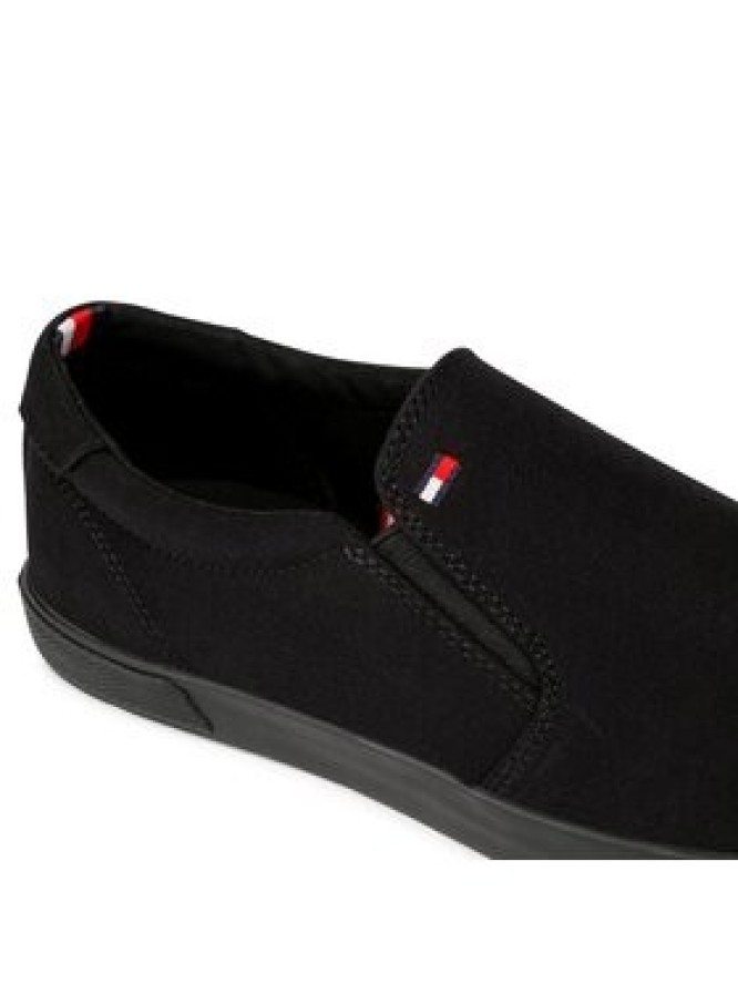 Tommy Hilfiger Tenisówki Iconic Slip On FM0FM00597 Czarny