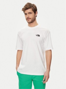 The North Face T-Shirt Simple Dome NF0A87NR Biały Oversize