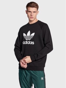 adidas Bluza adicolor Classics Trefoil Crewneck IA4854 Czarny Regular Fit