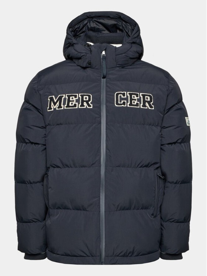 Mercer Amsterdam Kurtka puchowa The Estate MEAP233016 Granatowy Regular Fit