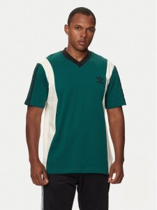 adidas T-Shirt Archive Panel IS1406 Zielony Regular Fit