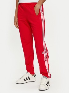 adidas Spodnie dresowe adicolor Classics Adibreak IM8221 Czerwony Regular Fit