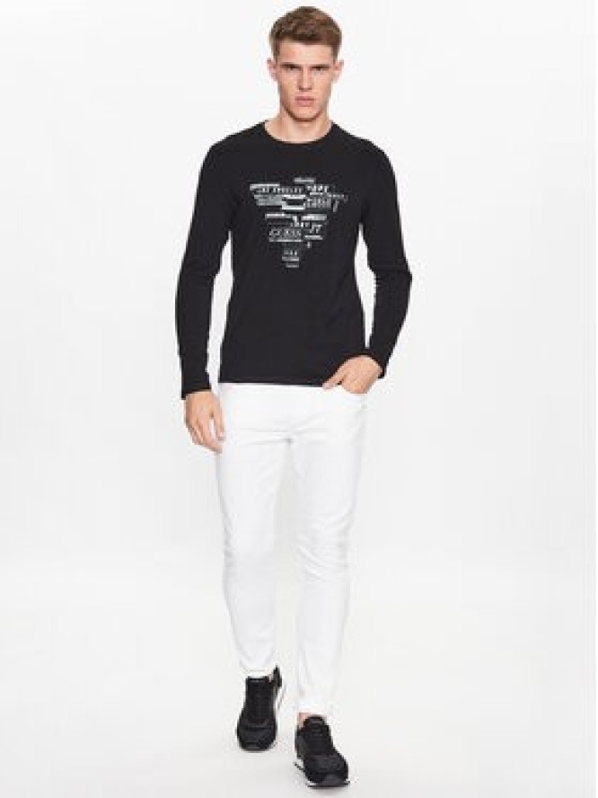 Guess Longsleeve M3YI25 J1314 Czarny Slim Fit