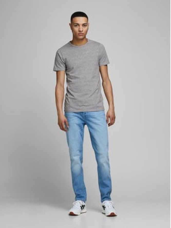 Jack&Jones T-Shirt Basic 12058529 Szary Stretch Fit