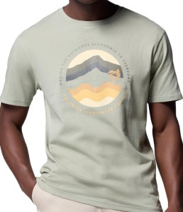 T-shirt sportowy z krótkim rękawem męski Path Lake II Graphic Tee