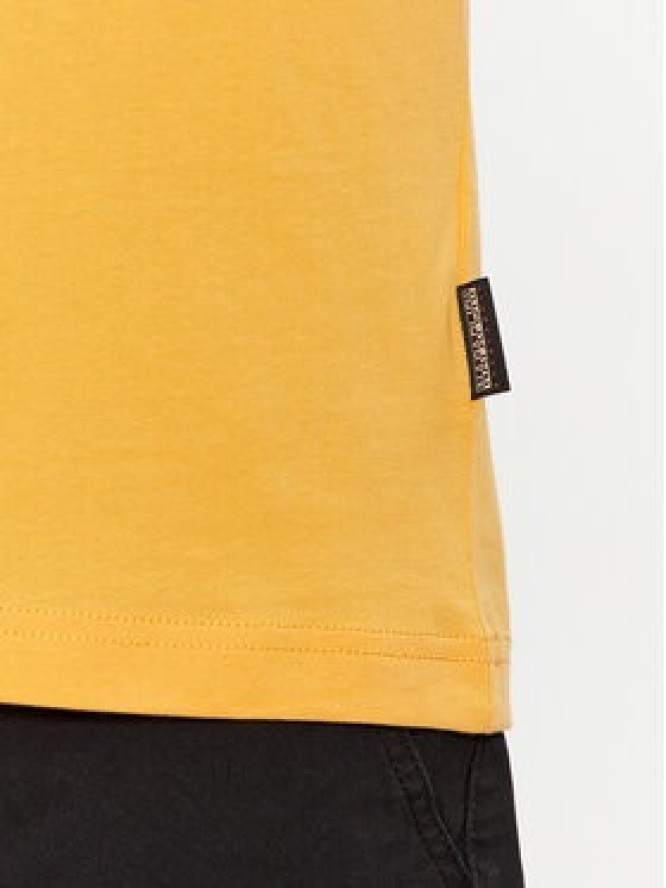 Napapijri T-Shirt S-Faber NP0A4HQE Żółty Regular Fit
