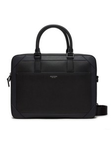 Tommy Hilfiger Torba na laptopa Th Saffiano Slim Computer Bag AM0AM12207 Czarny