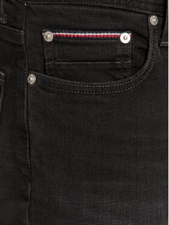 Tommy Hilfiger Jeansy Bleecker MW0MW37371 Czarny Slim Fit