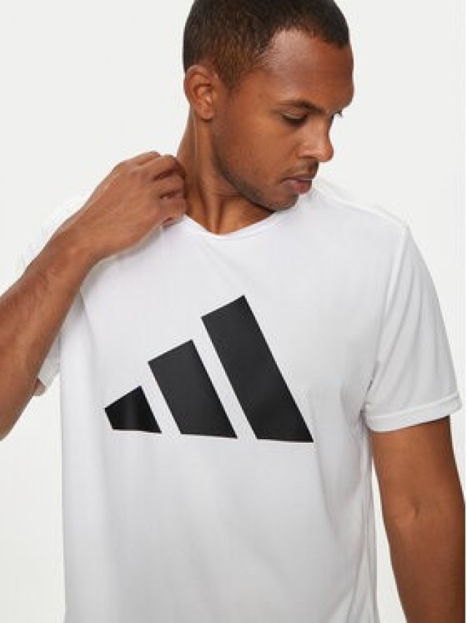 adidas T-Shirt Run It IN0075 Biały Regular Fit