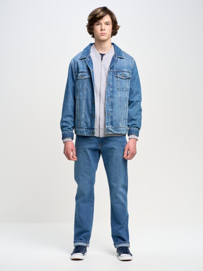 Spodnie jeans męskie Trent 114