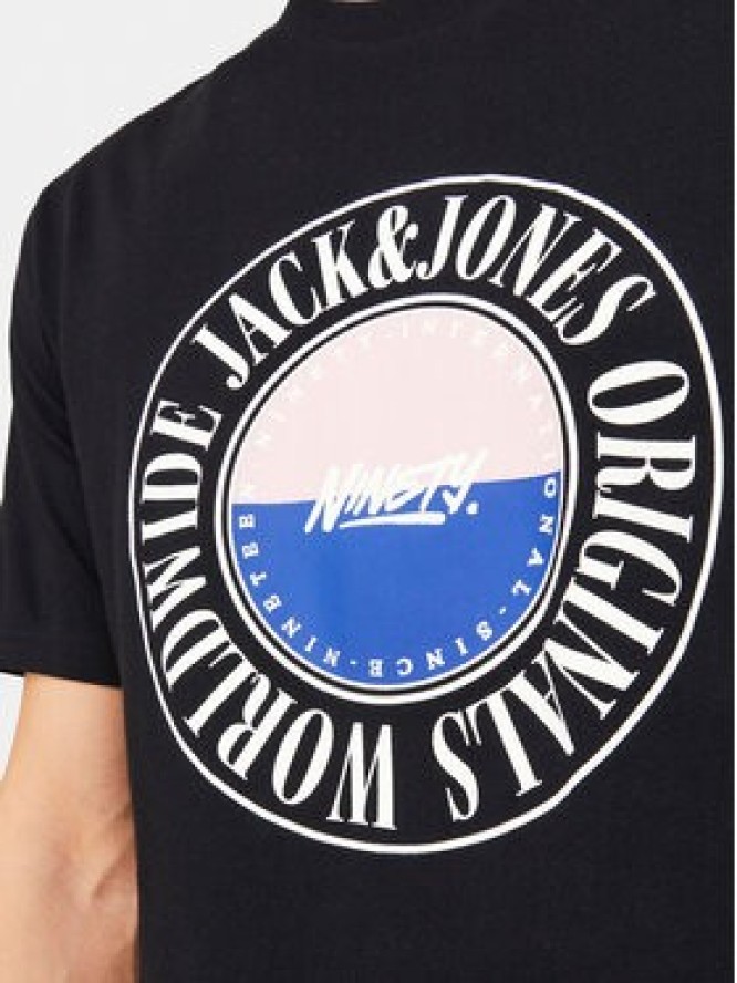 Jack&Jones T-Shirt Cobin 12250411 Czarny Standard Fit