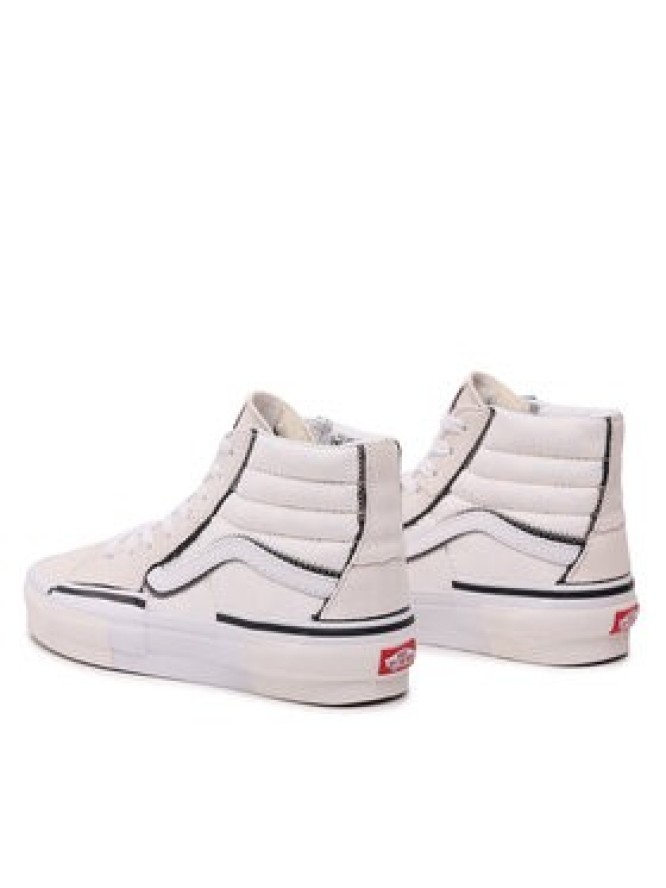 Vans Sneakersy Sk8-Hi Reconst VN0005UKQJM1 Écru