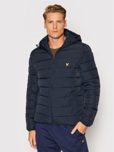 Lyle & Scott Kurtka puchowa Puffer JK1546V Granatowy Regular Fit